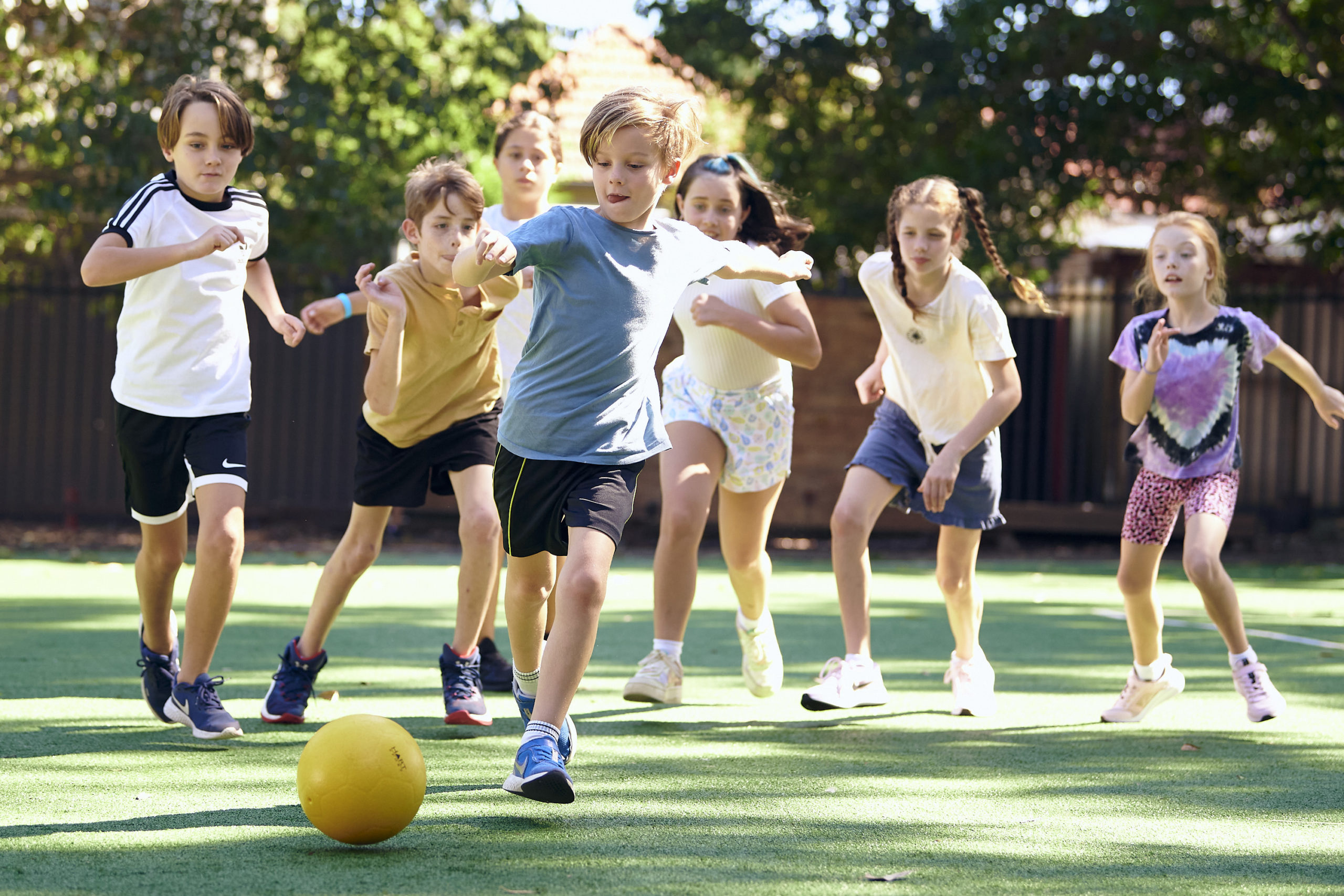 GeckoSports coaches running a multi-sport session